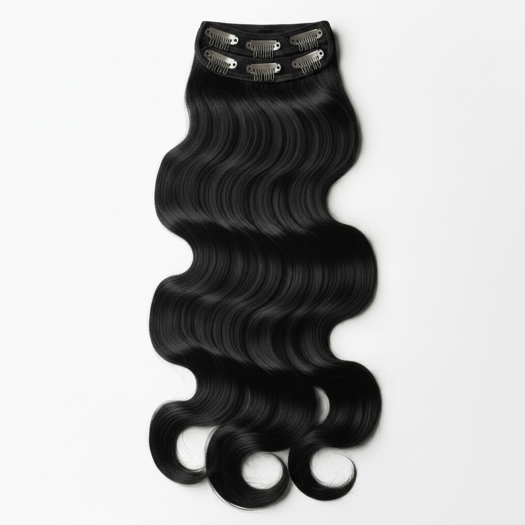 V-RAW Brazilian Body Wave Clip-ins